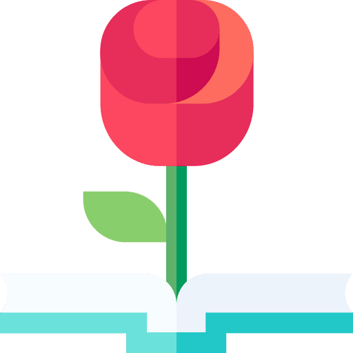 Beauty and the beast fairy tale read library icon