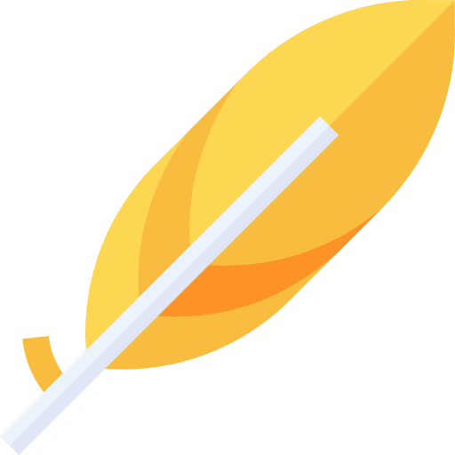 Feather feather writing quill icon