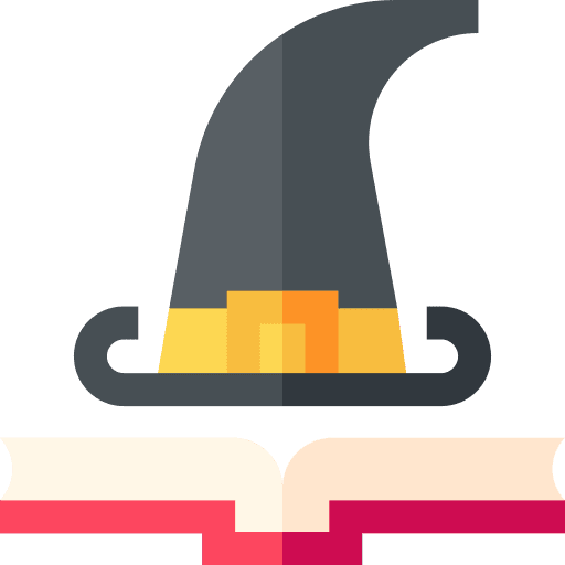 Witch knowledge reading witch icon