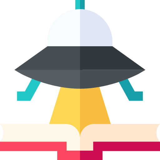 Aliens education study learning icon