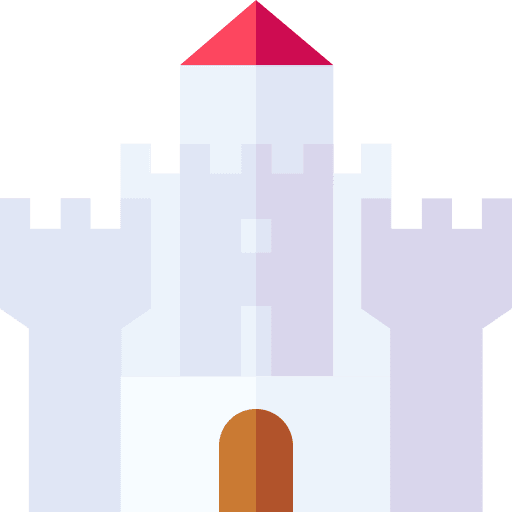 Castle castle buildings tower icon