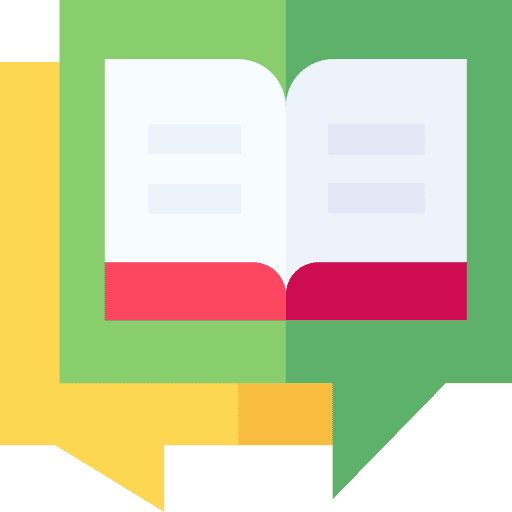 Chat reading communications chat icon