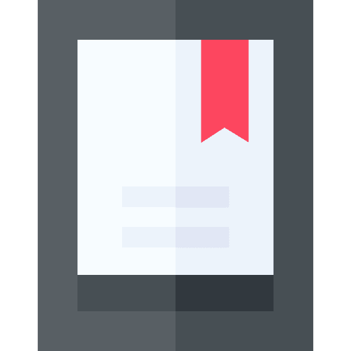 Ebook school study education icon