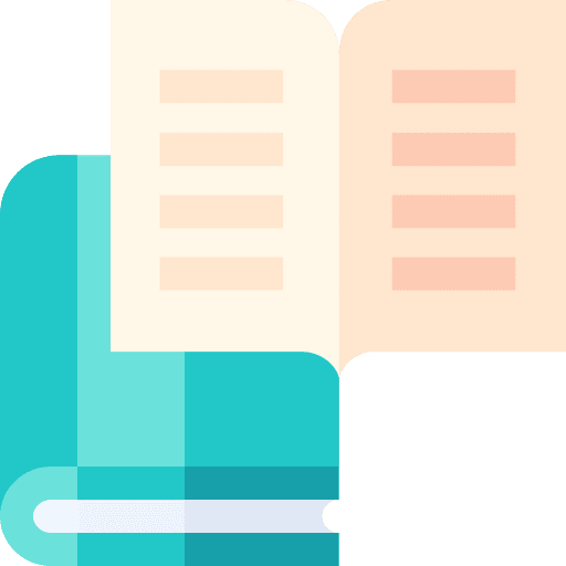 Literature knowledge study book icon