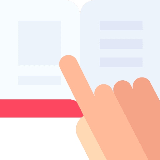 Reading book open book read icon