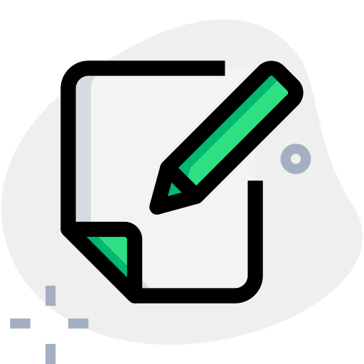 Pencil essay rename document icon
