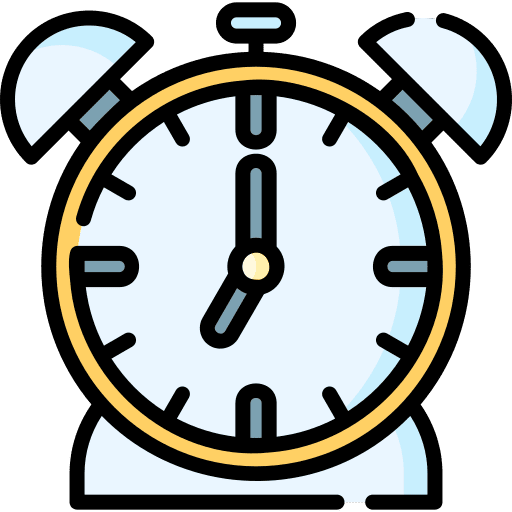 Alarm analog timer time icon