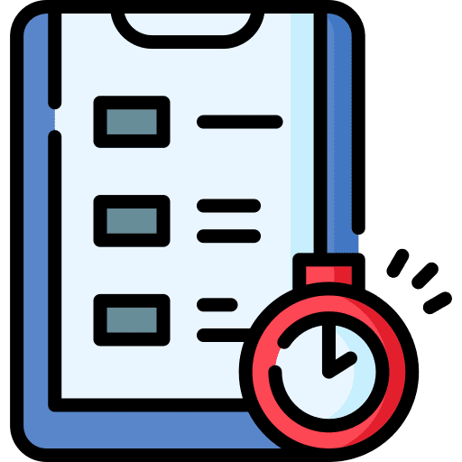 Due date due date time time and date icon