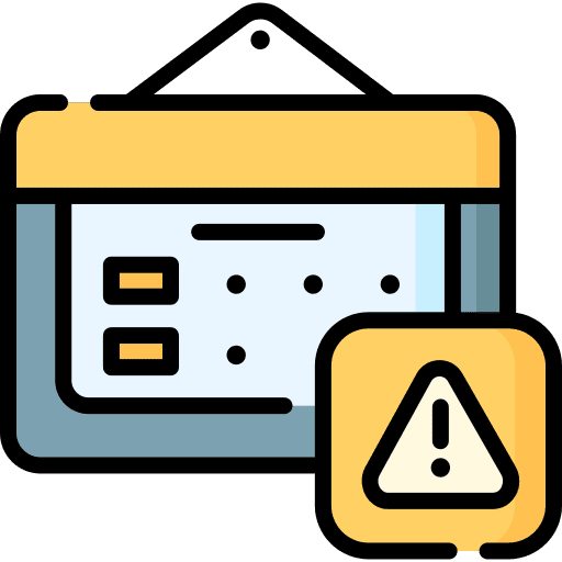 Notification event date notification icon