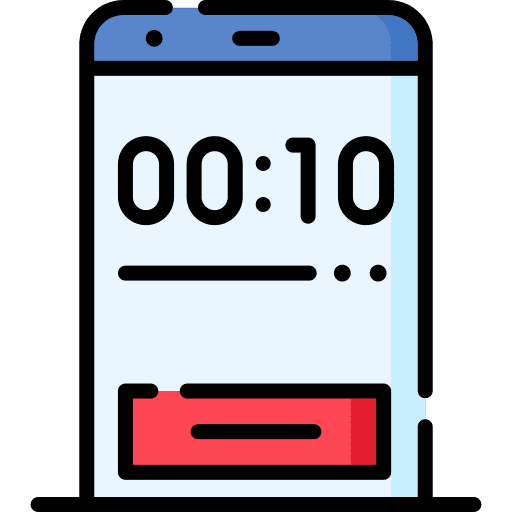 Timer phone technology application icon