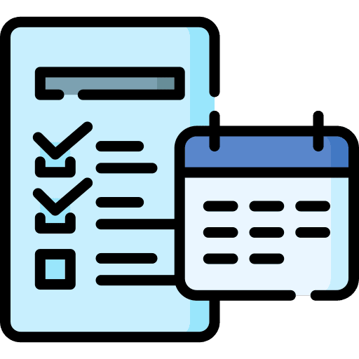 To do list time date to do list icon