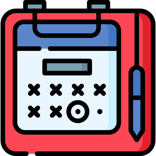 Calendar plan time and date data picker icon