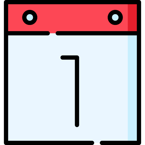 Calendar 1 time schedule icon