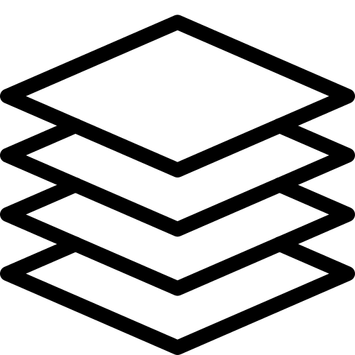 Layers design overlay organized icon