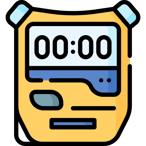 Stopwatch chronometer time time and date icon