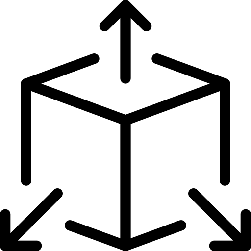 Surface shapes and symbols model shapes icon