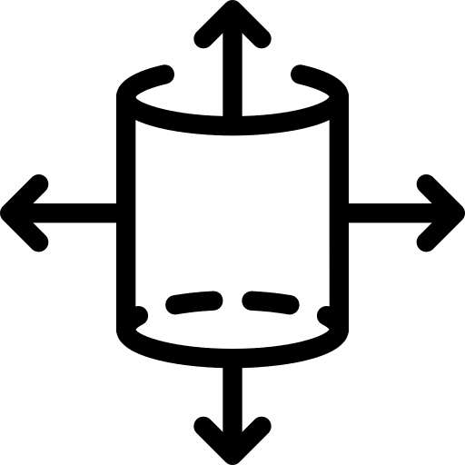 3d modeling edit tools all directions 3d icon