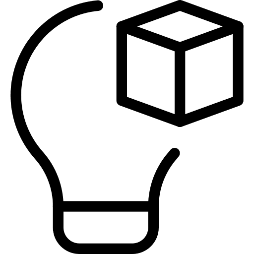 Idea 3d edit cube icon