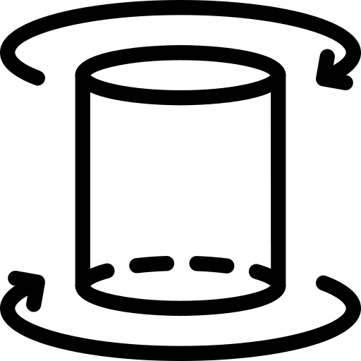 Rotation three dimensional edit tools shapes icon