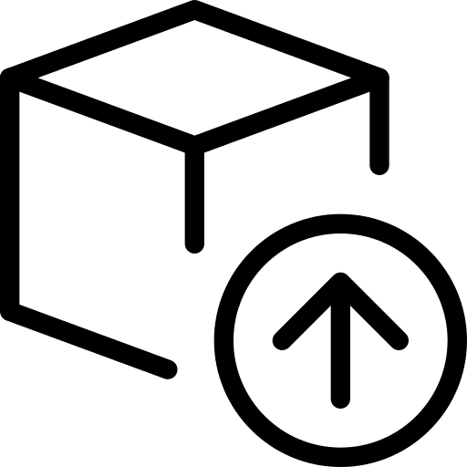 Upload print shapes shapes and symbols icon