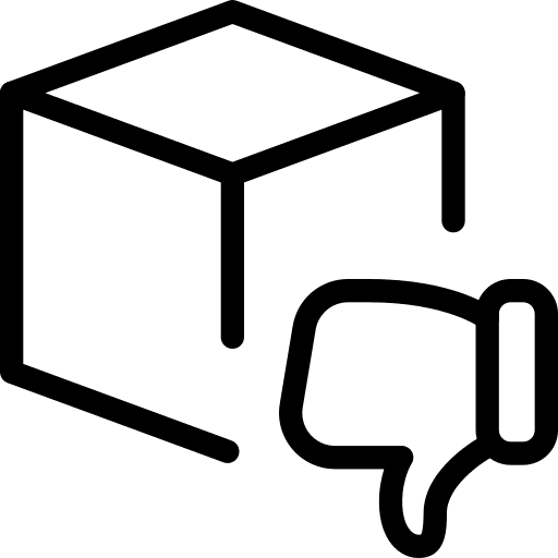 Rejected shapes and symbols rejected shapes icon