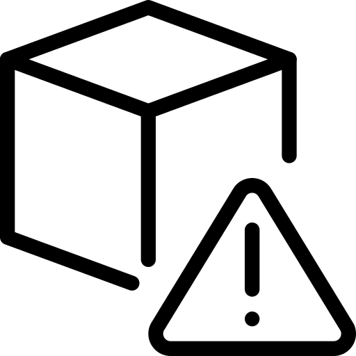 Warning shapes and symbols shapes edit icon