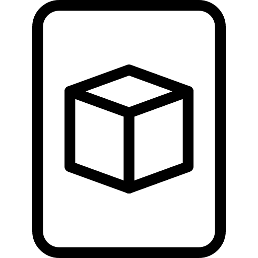 File shapes and symbols design three dimensional icon