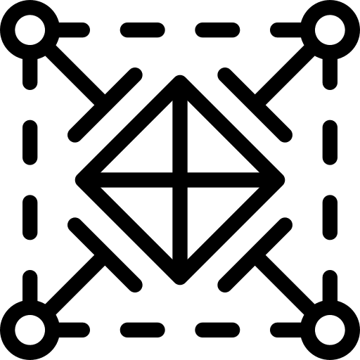 Top view three dimensional edit tools design icon