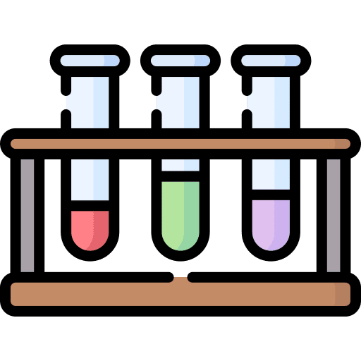 Test tubes education healthcare and medical chemical icon