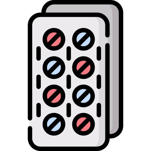 Capsules pills healthcare and medical medicine icon