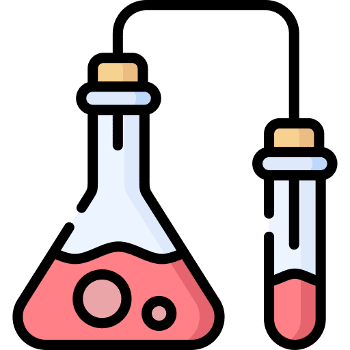 Experiments test tube lab healthcare and medical icon