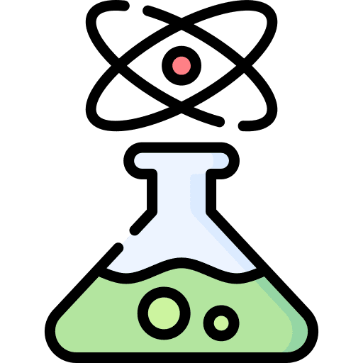 Flask potion chemistry science icon