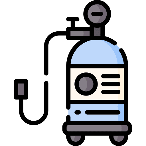 Gas bottle cilinder industry gas bottle icon