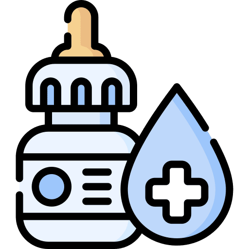 Medical medical bottle drops icon