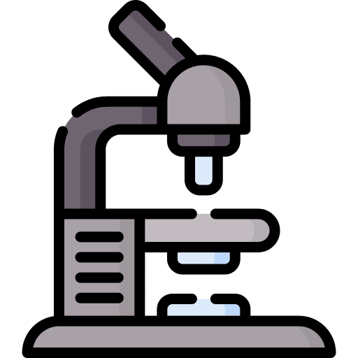 Microscope healthcare and medical medical scientific icon