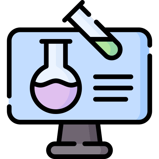 Online computer science electronics icon