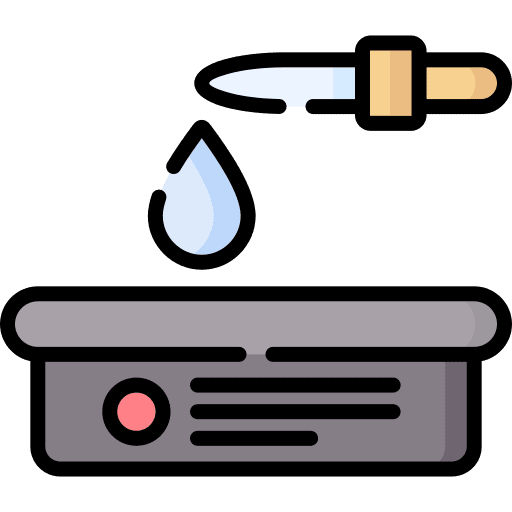 Petri dish healthcare and medical petri dish blood count test icon
