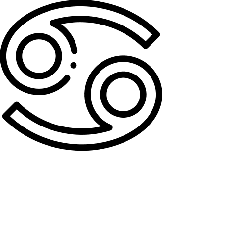 Cancer astrology sign zodiac icon