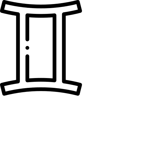 Gemini horoscope constellation zodiac icon