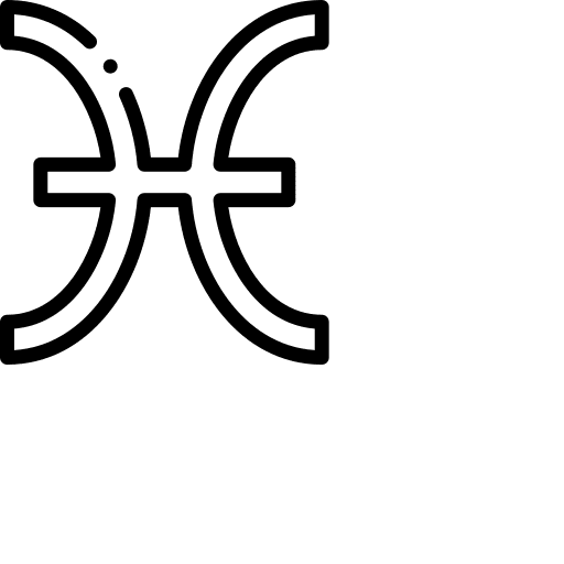 Pisces horoscope pisces constellation icon