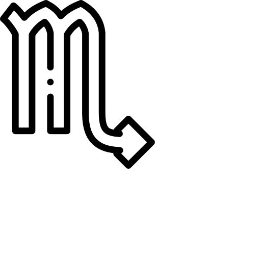 Scorpio esoteric horoscope zodiac icon