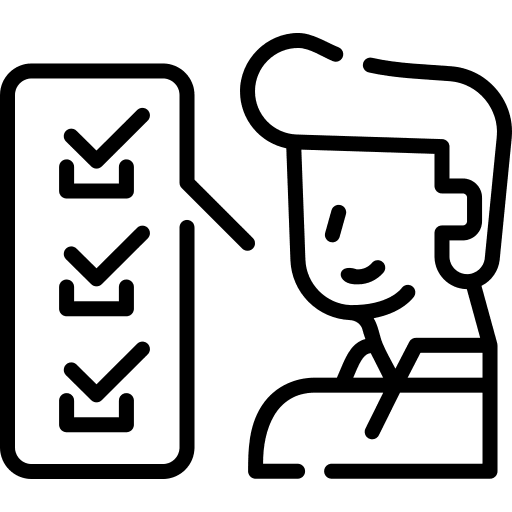 Competence people candidate employee icon