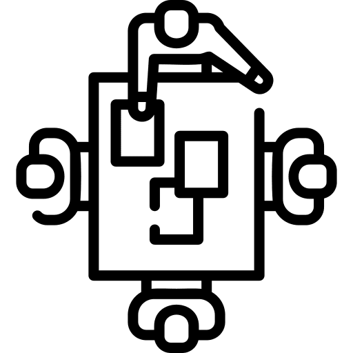 Meeting communication sitting people icon