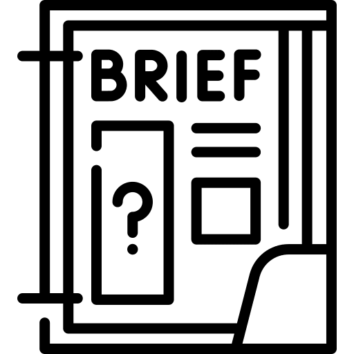 Brief question mark professions and jobs job icon