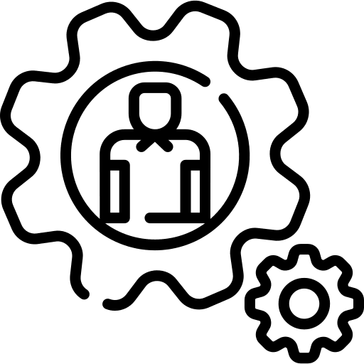 Management people administration user icon