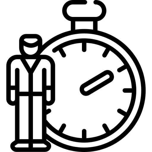 Punctual watch punctual punctuality icon