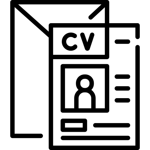 Resume curriculum vitae personal profile cv icon