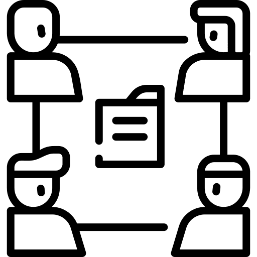 Teamwork job meeting human resources icon