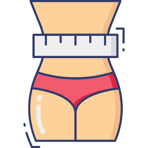 Measure measuring human body healthcare and medical icon