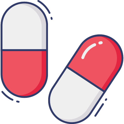 Pills capsules pills healthcare and medical icon